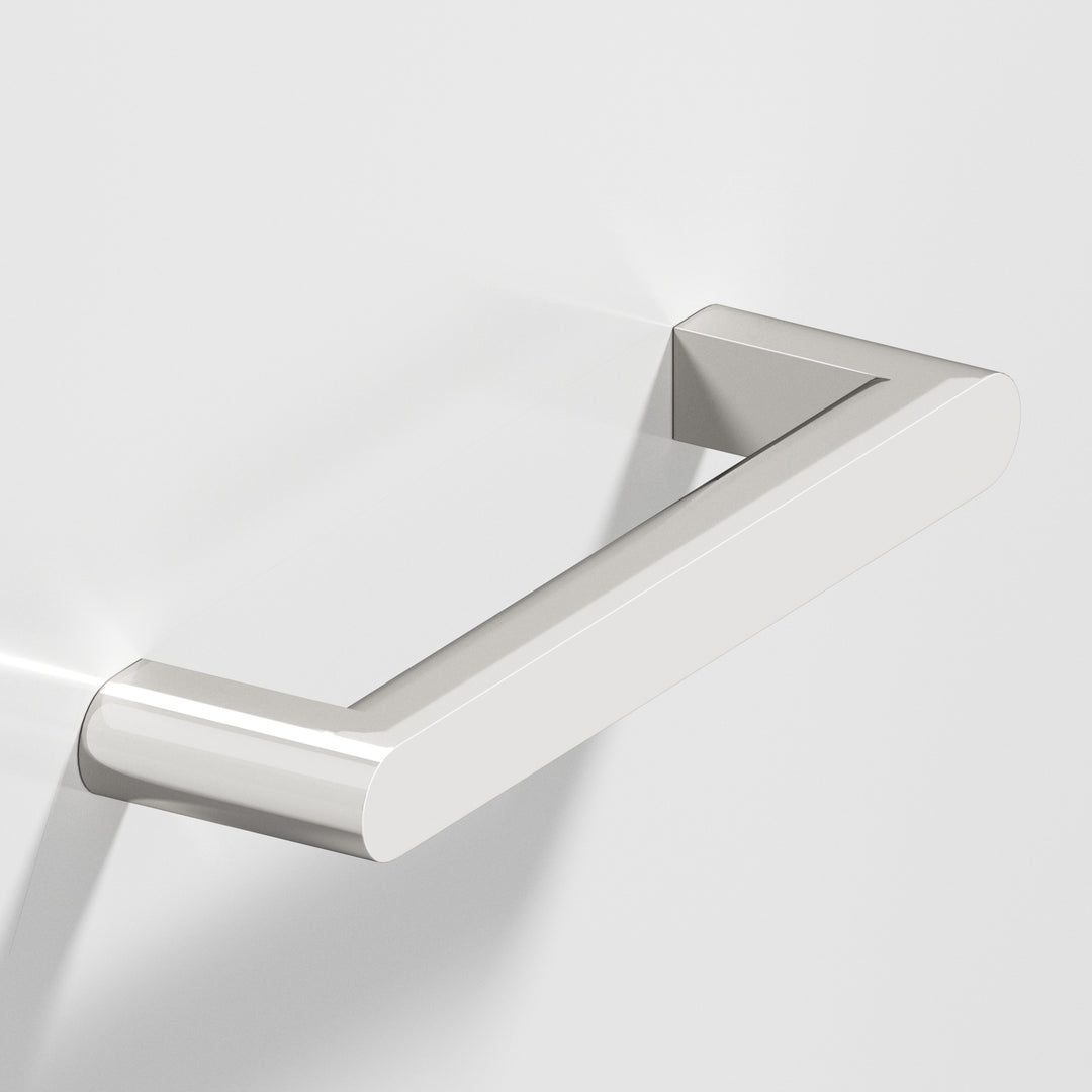 Colonial Bronze 762 Square Cabinet Pull with rounded back and ends in Polished Nickel