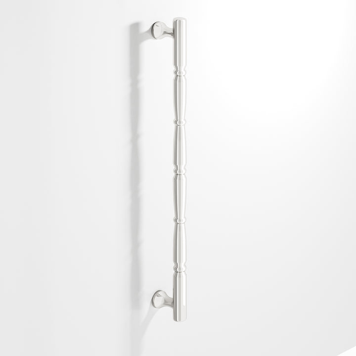Colonial Bronze 855 Detailed wire Cabinet Pull with beads and radiused ends in Polished Nickel