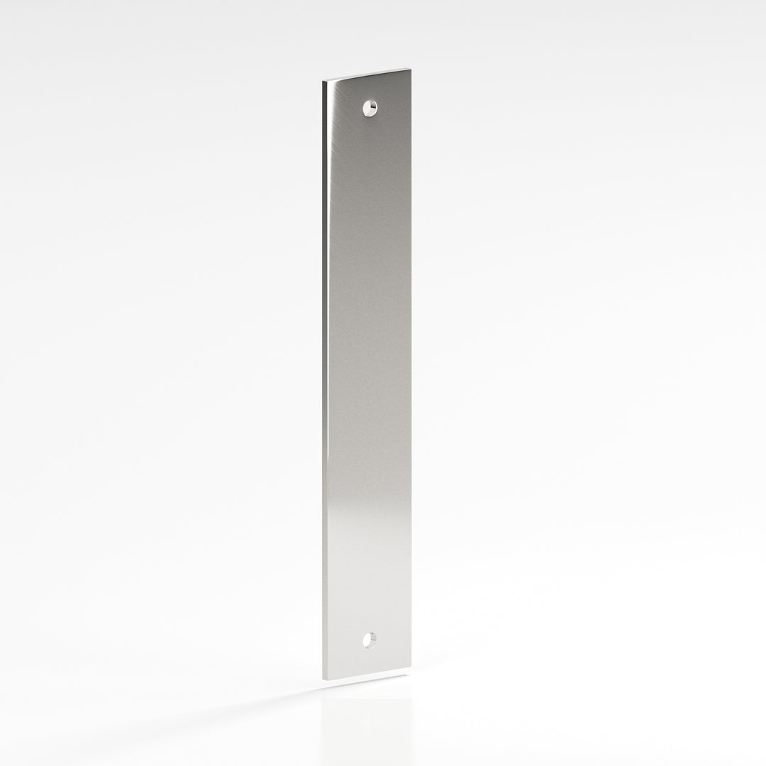Colonial Bronze 9844 Rectangular Backplate for use with 1/4-20 screws in Polished Nickel