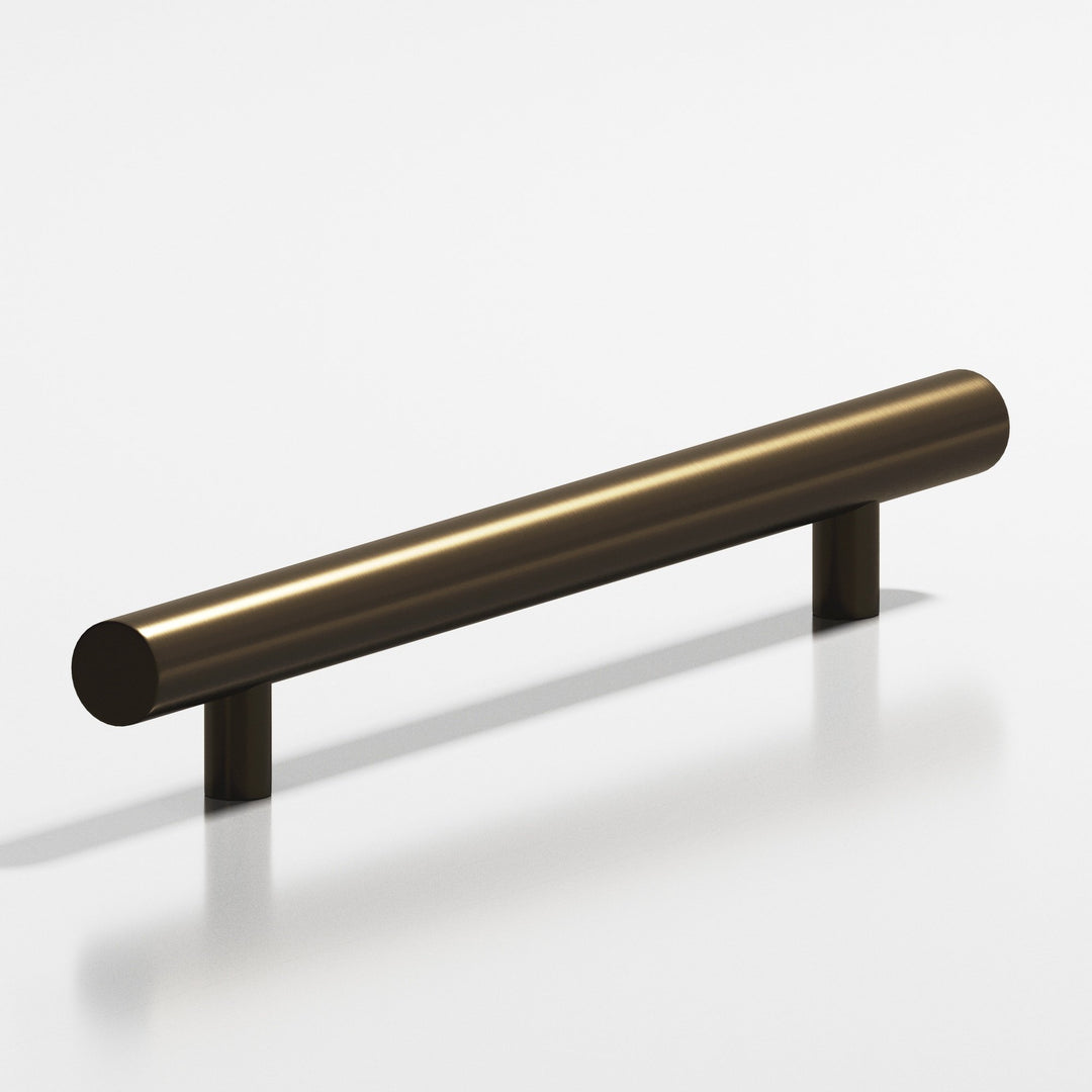 Colonial Bronze 247BB Round Back-to-Back Shower Door Pull Kit with straight posts in Oil Rubbed Bronze