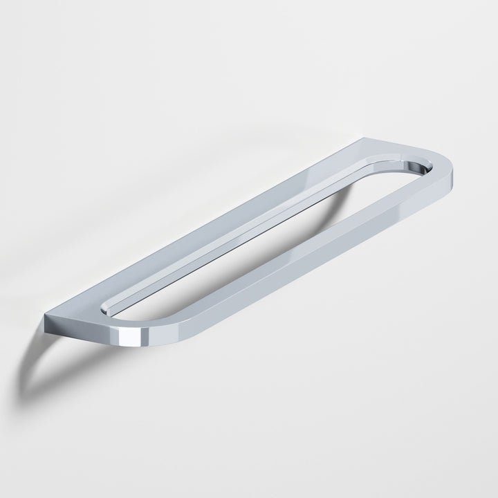 Colonial Bronze 881 Rounded front racetrack Cabinet Pull in Polished Chrome