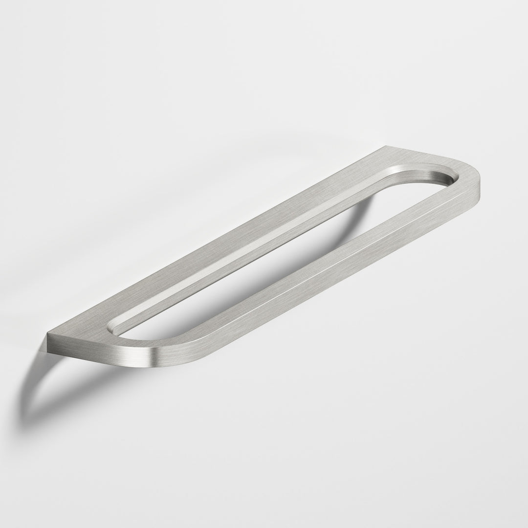 Colonial Bronze 881 Rounded front racetrack Cabinet Pull in Satin Nickel