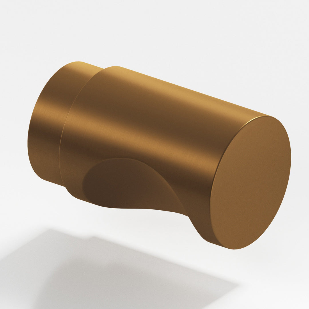 Colonial Bronze 146BB Round Back-to-Back Shower Door Knob Kit in Matte Light Statuary Bronze