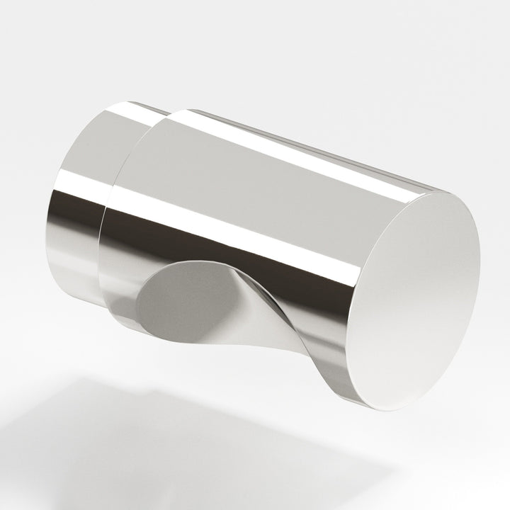 Colonial Bronze 146BB Round Back-to-Back Shower Door Knob Kit in Polished Nickel