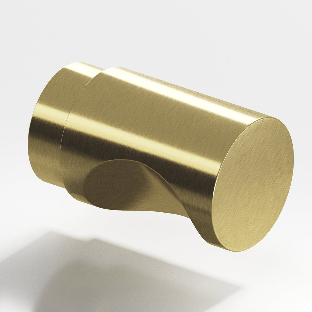 Colonial Bronze 146BB Round Back-to-Back Shower Door Knob Kit in Antique Brass