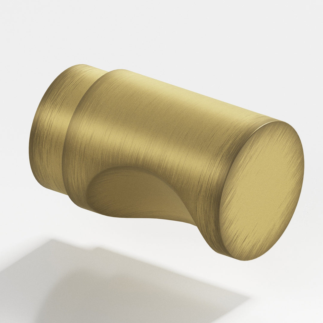 Colonial Bronze 146 Round Cabinet Knob in Matte Antique Satin Brass