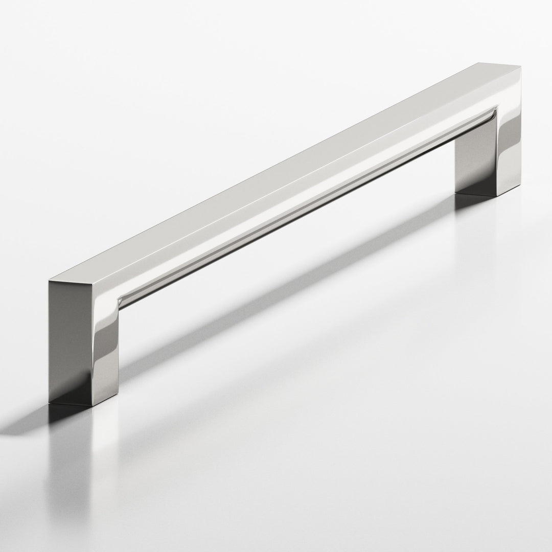 Colonial Bronze 844 Square Cabinet Pull with rounded back in Polished Nickel