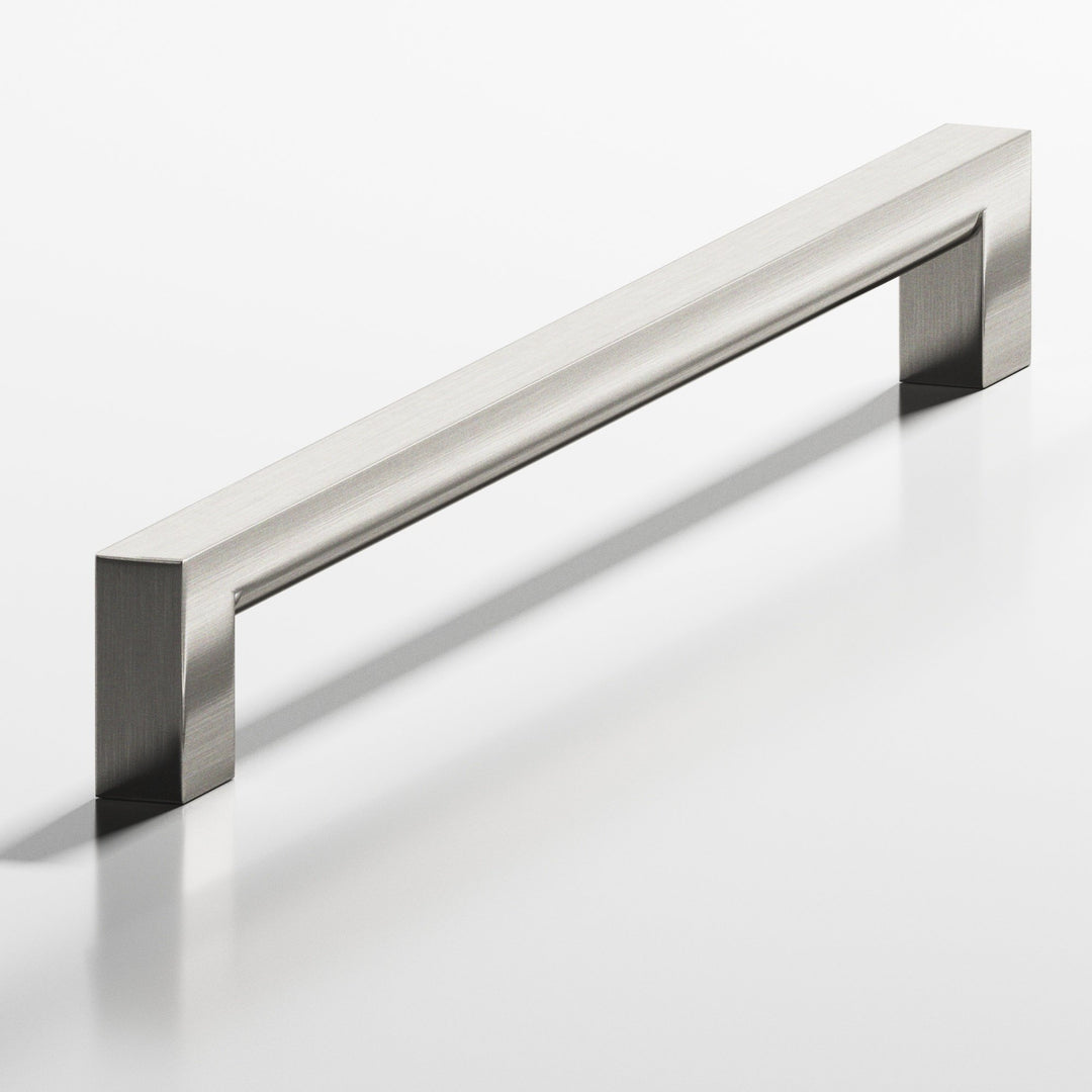 Colonial Bronze 844 Square Cabinet Pull with rounded back in Satin Nickel