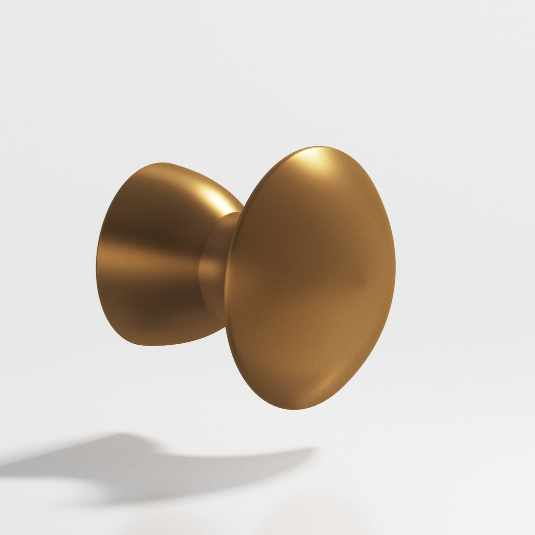 Colonial Bronze 114 Round Cabinet Knob in Matte Light Statuary Bronze