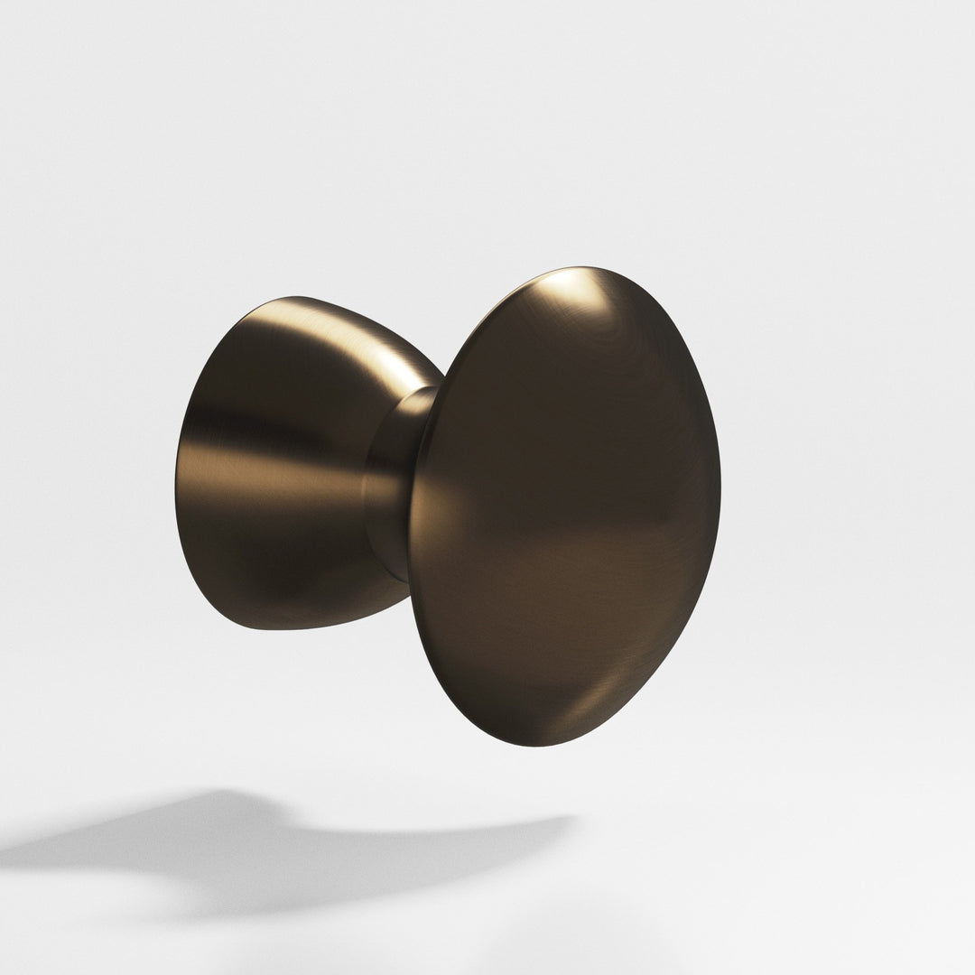 Colonial Bronze 118BB Round Back-to-Back Shower Door Knob Kit in Oil Rubbed Bronze