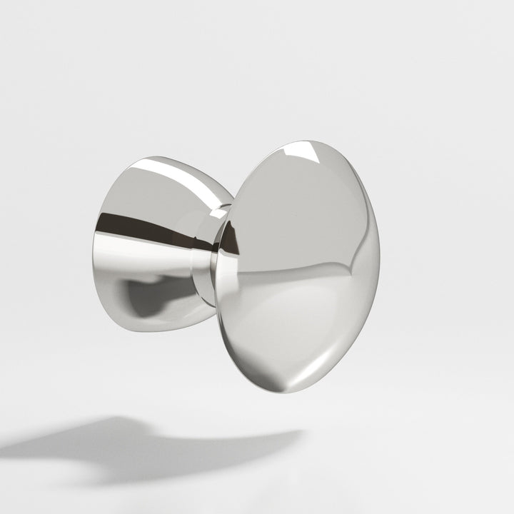Colonial Bronze 117 Round Cabinet Knob in Polished Nickel