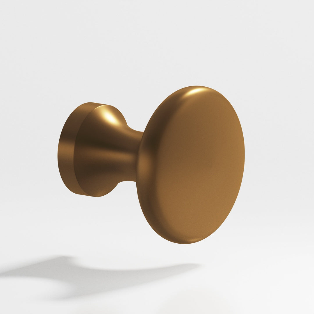 Colonial Bronze 116 Round Cabinet Knob in Matte Light Statuary Bronze