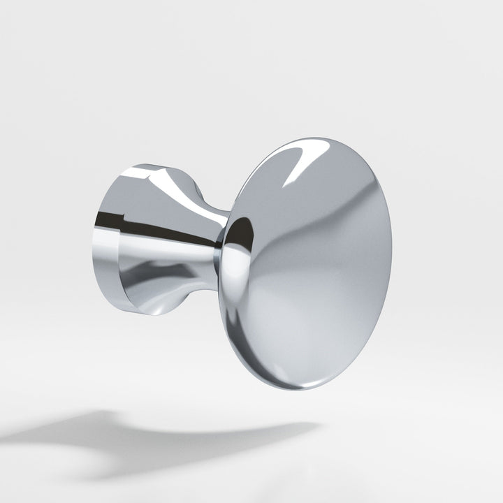 Colonial Bronze 115 Round Cabinet Knob in Polished Chrome
