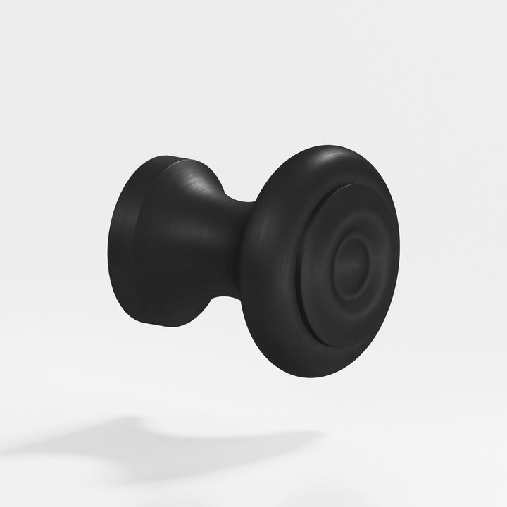 Colonial Bronze 139 Round Cabinet Knob in Matte Satin Black