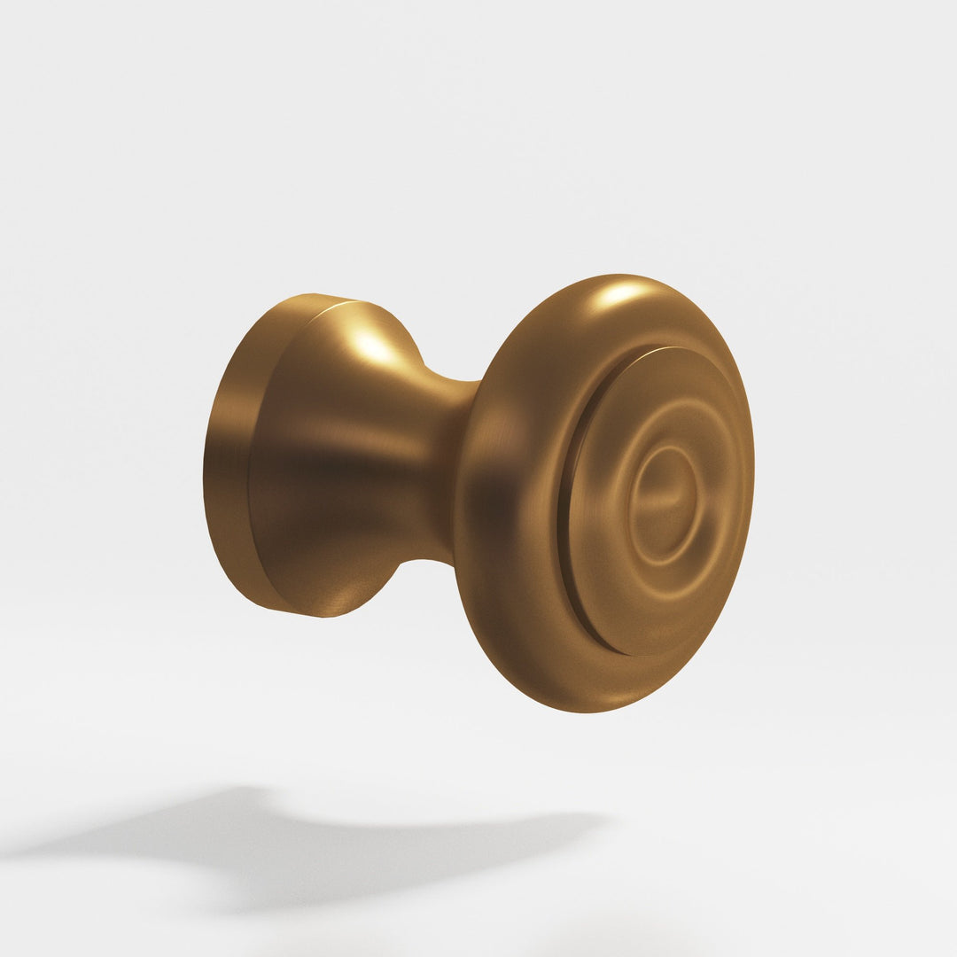 Colonial Bronze 119 Round Cabinet Knob in Matte Light Statuary Bronze