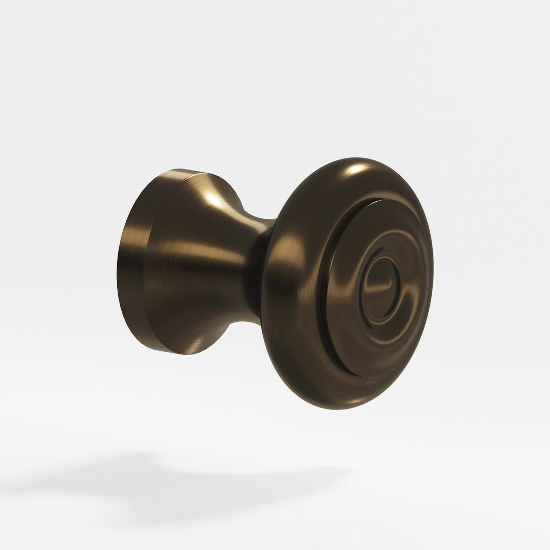 Colonial Bronze 150BB Round Back-to-Back Shower Door Knob Kit in Oil Rubbed Bronze