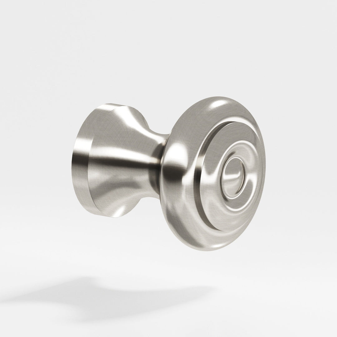Colonial Bronze 129 Round Cabinet Knob in Satin Nickel
