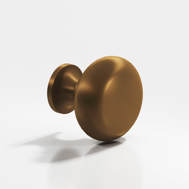 Colonial Bronze 190 Round Cabinet Knob in Matte Light Statuary Bronze