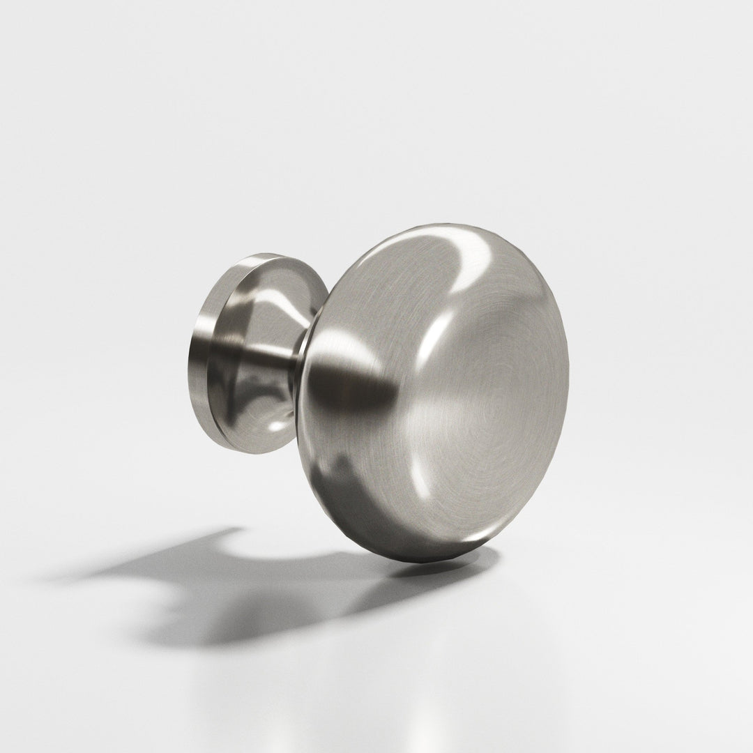 Colonial Bronze 193 Round Cabinet Knob in Satin Nickel