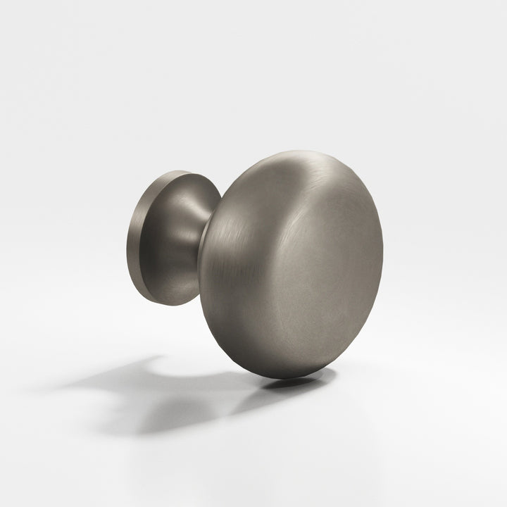 Colonial Bronze 190 Round Cabinet Knob in Matte Pewter