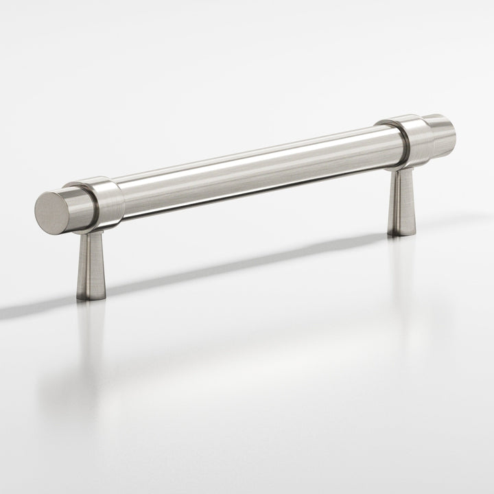 Colonial Bronze 1302 Round collared Cabinet Pull with tapered posts in Satin Nickel