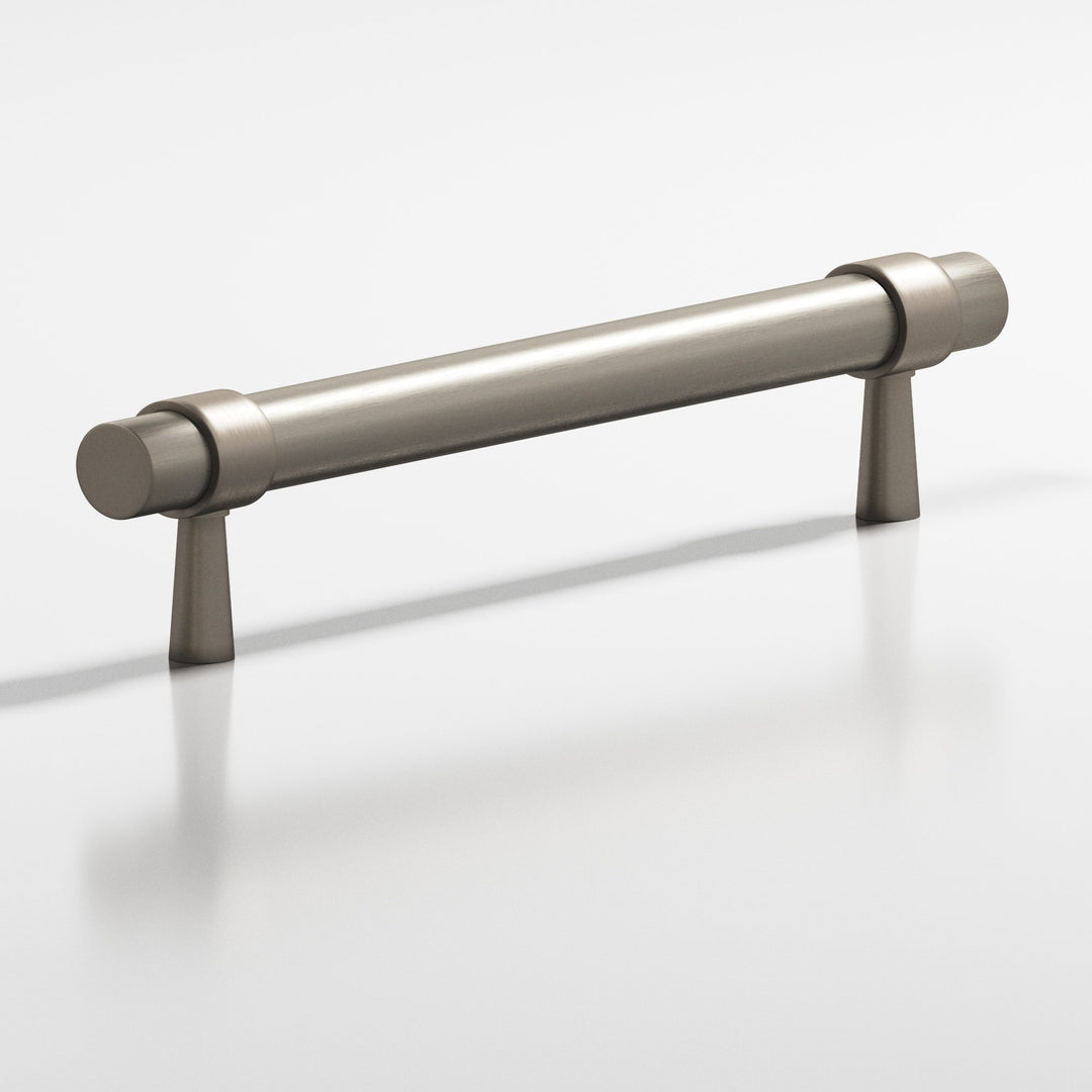 Colonial Bronze 1302 Round collared Cabinet Pull with tapered posts in Matte Pewter