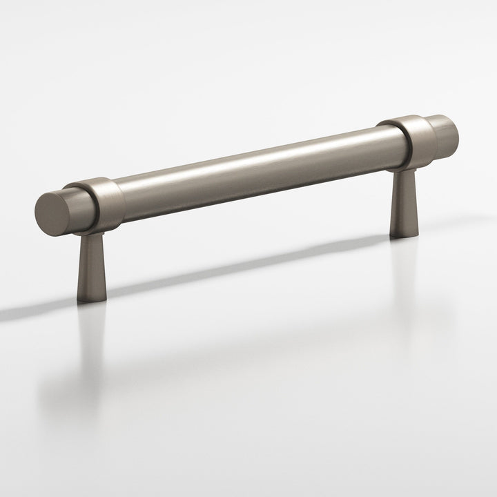 Colonial Bronze 1302 Round collared Cabinet Pull with tapered posts in Matte Pewter