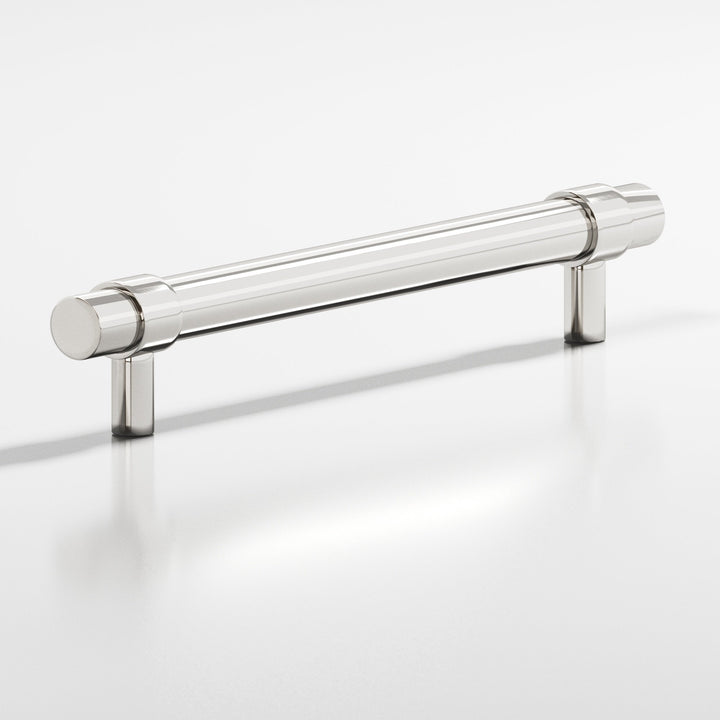 Colonial Bronze 1308 Round collared Cabinet Pull with straight posts in Polished Nickel