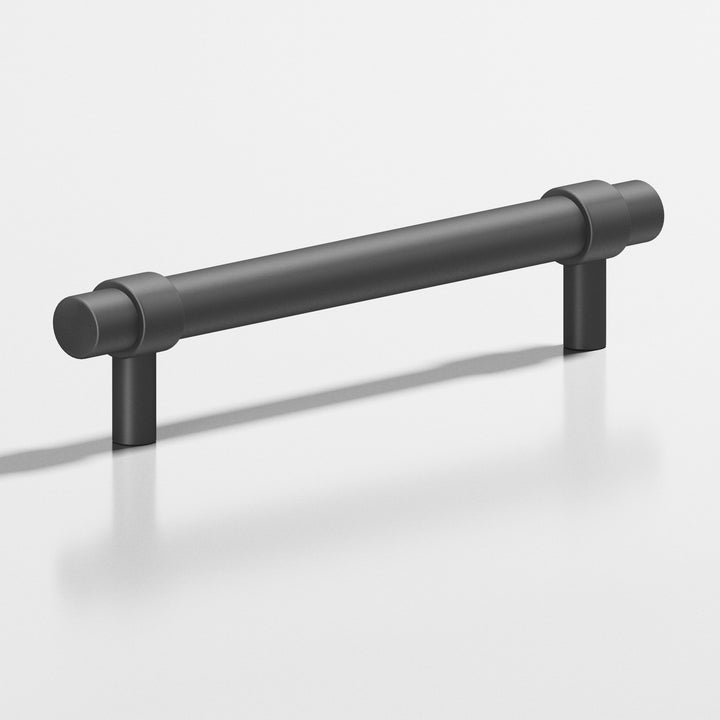 Colonial Bronze 1310 Round collared Appliance Pull with straight posts in Matte Graphite
