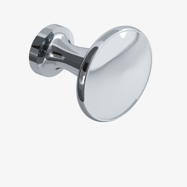 Colonial Bronze 137 Round Cabinet Knob in Polished Chrome
