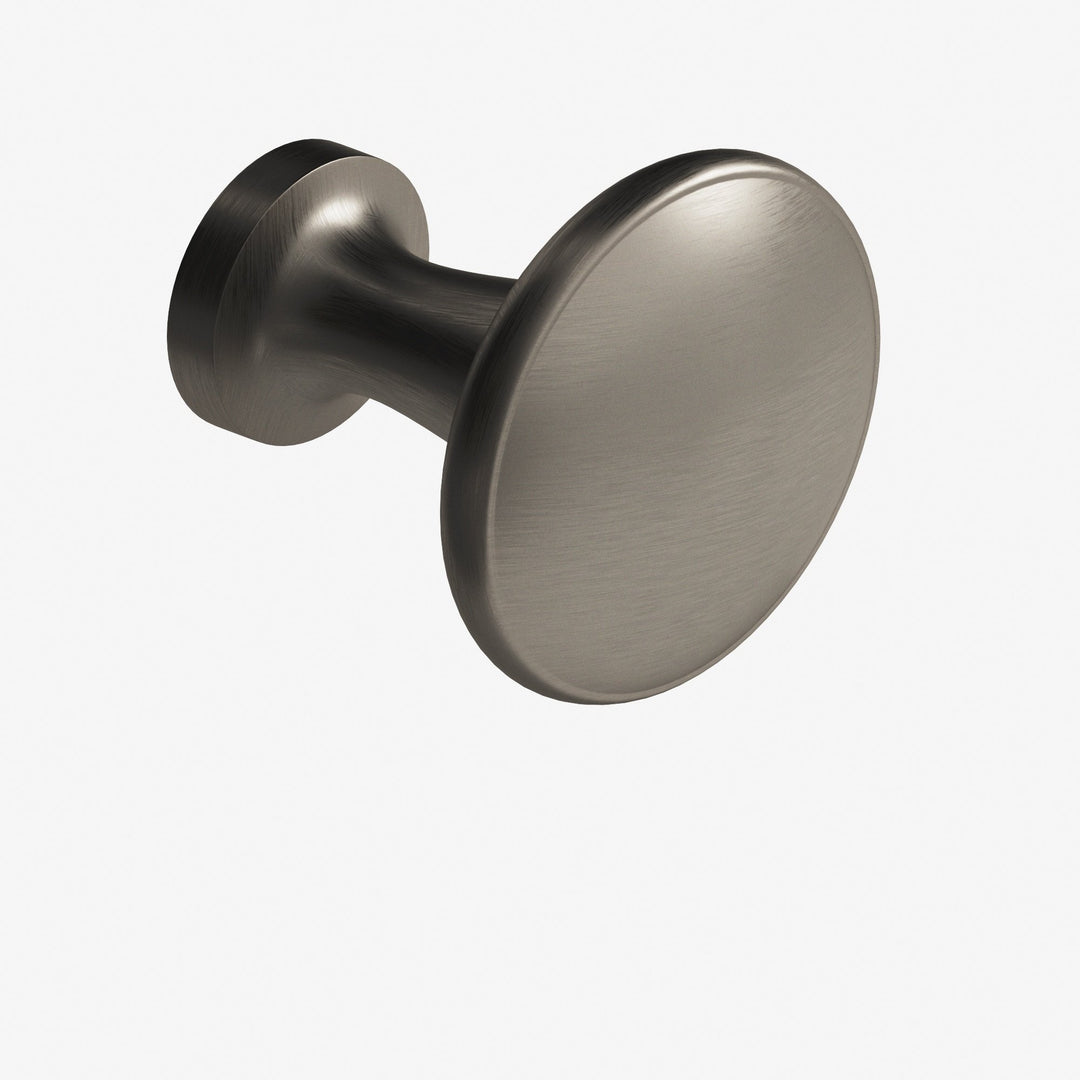 Colonial Bronze 137 Round Cabinet Knob in Matte Pewter
