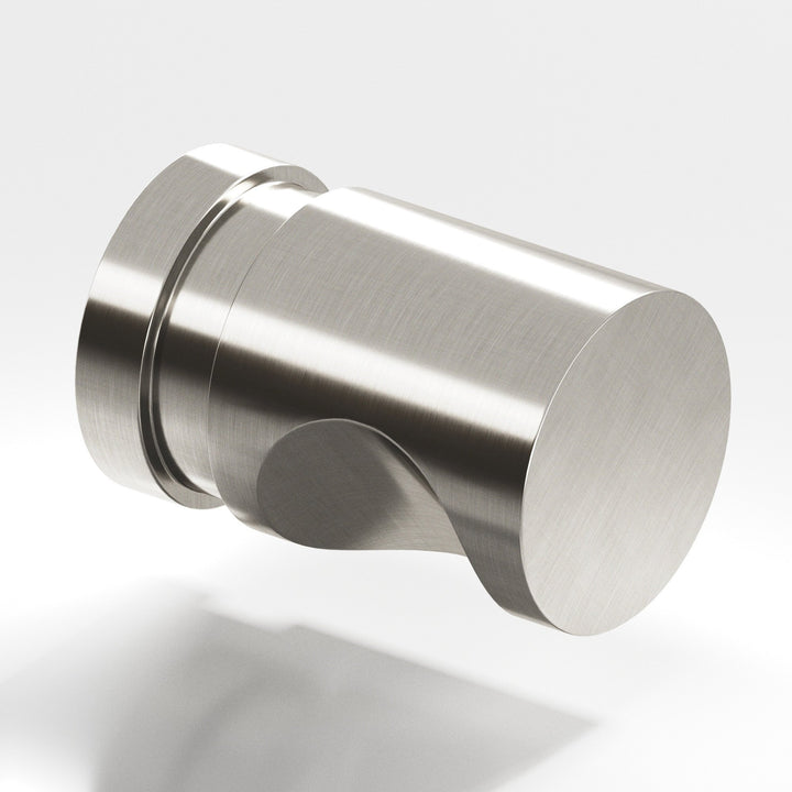Colonial Bronze 142 Round grooved Cabinet Knob in Satin Nickel