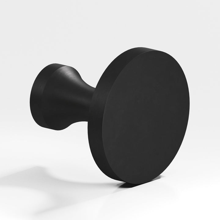 Colonial Bronze 170 Round Cabinet Knob in Matte Satin Black