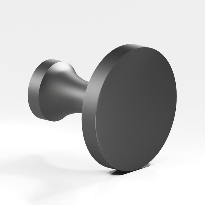 Colonial Bronze 171 Round Cabinet Knob in Matte Graphite