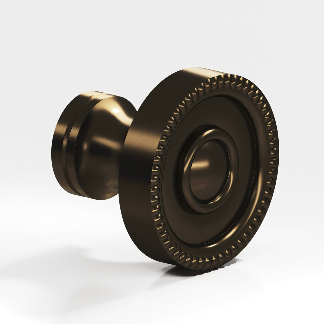 Colonial Bronze 174BB Round beaded Back-to-Back Shower Door Knob Kit in Oil Rubbed Bronze