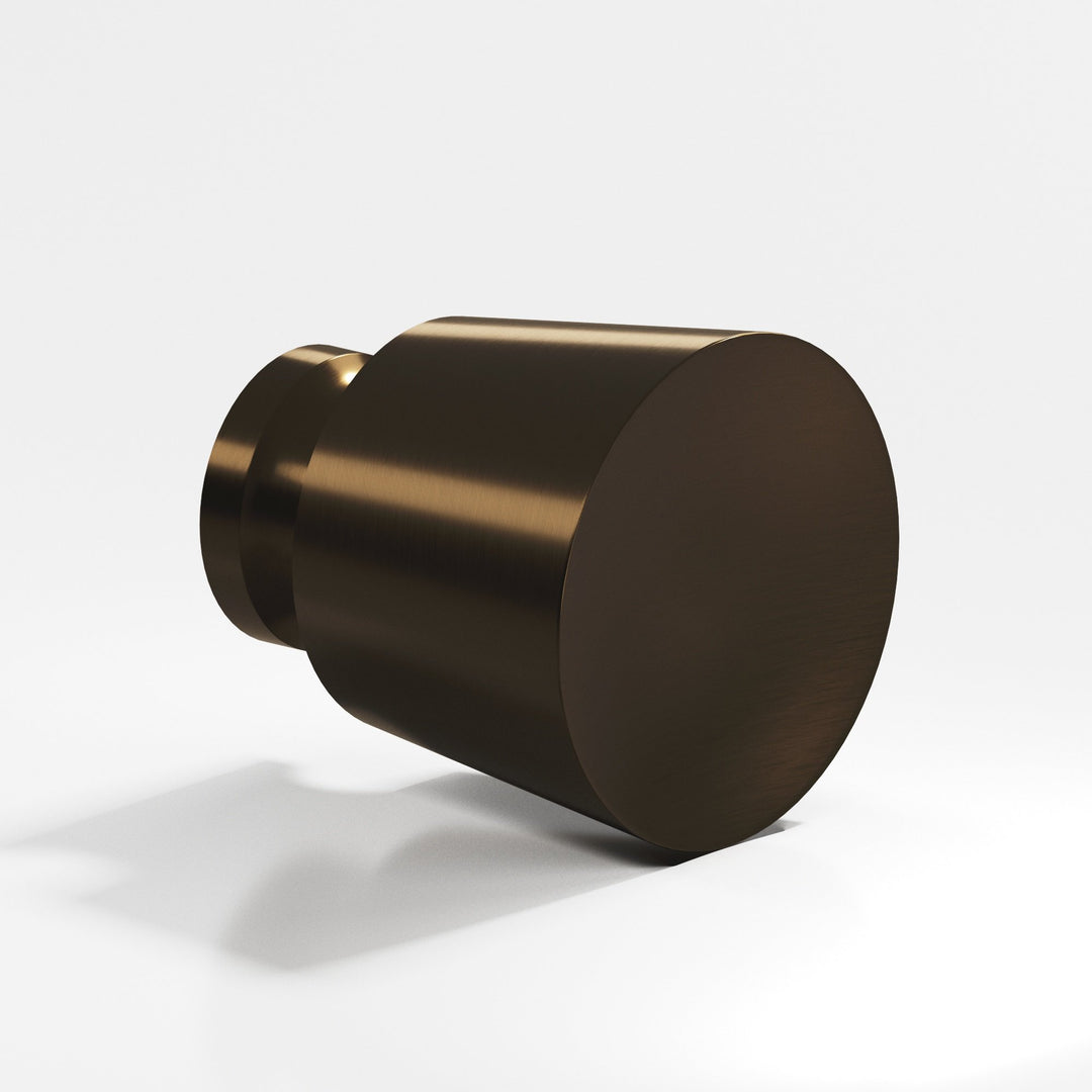 Colonial Bronze 181BB Round tapered T Back-to-Back Shower Door Knob Kit in Oil Rubbed Bronze