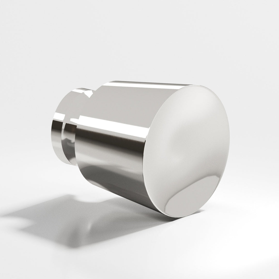 Colonial Bronze 180 Round tapered T Cabinet Knob in Polished Nickel