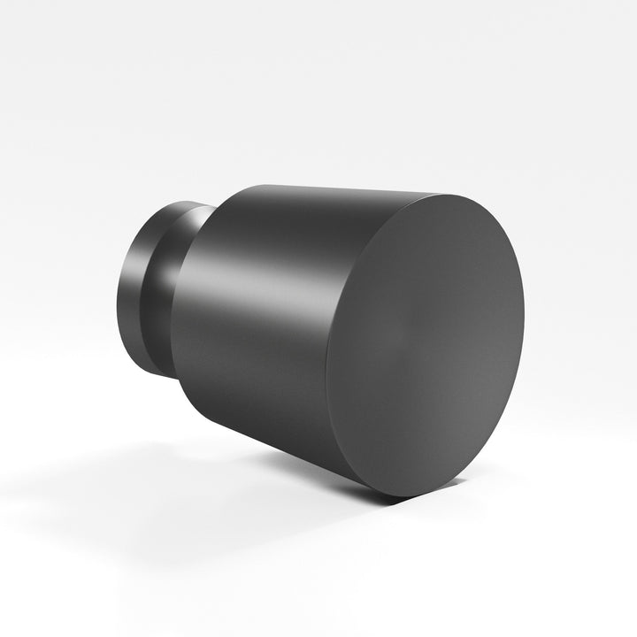Colonial Bronze 181 Round tapered T Cabinet Knob in Matte Graphite