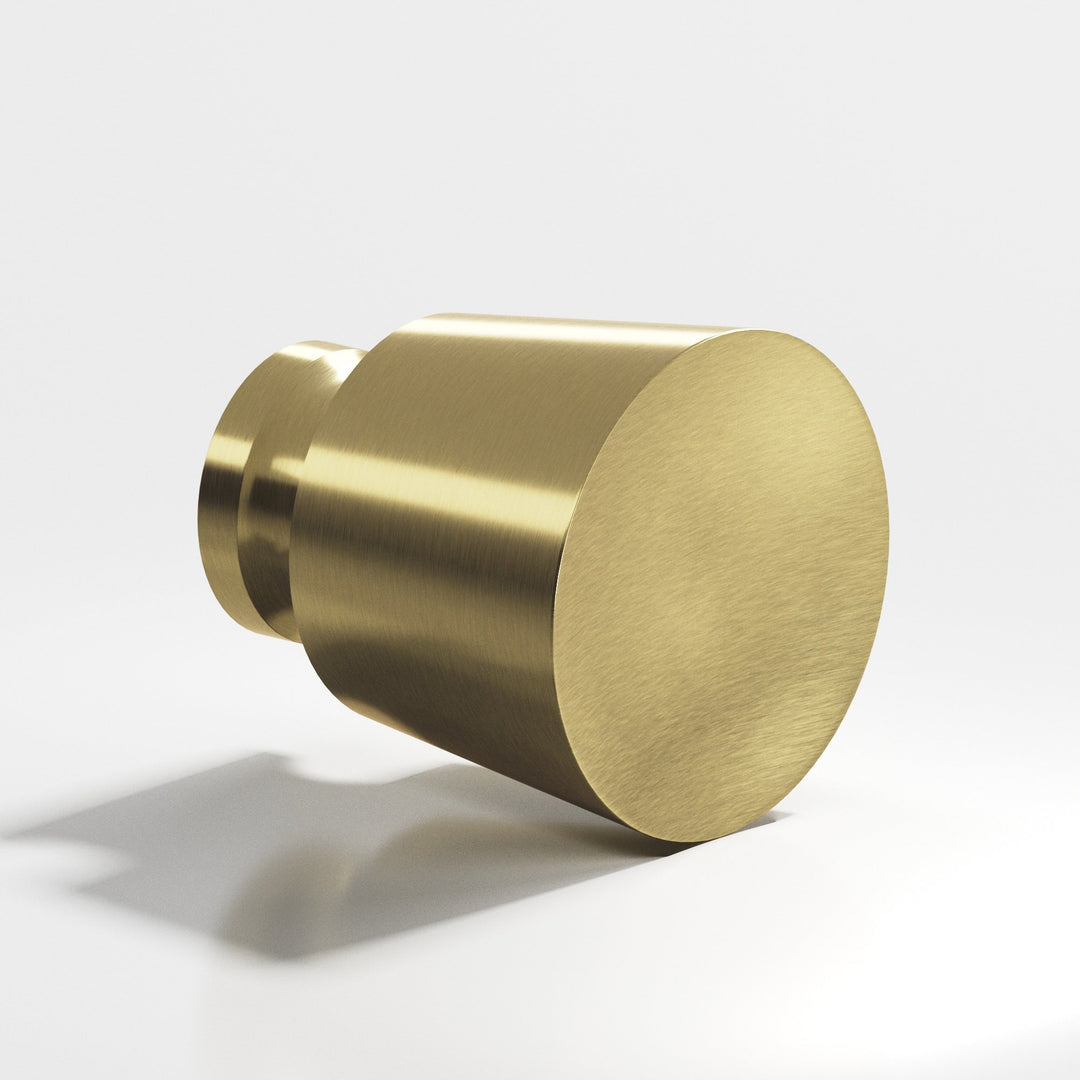 Colonial Bronze 181 Round tapered T Cabinet Knob in Antique Brass