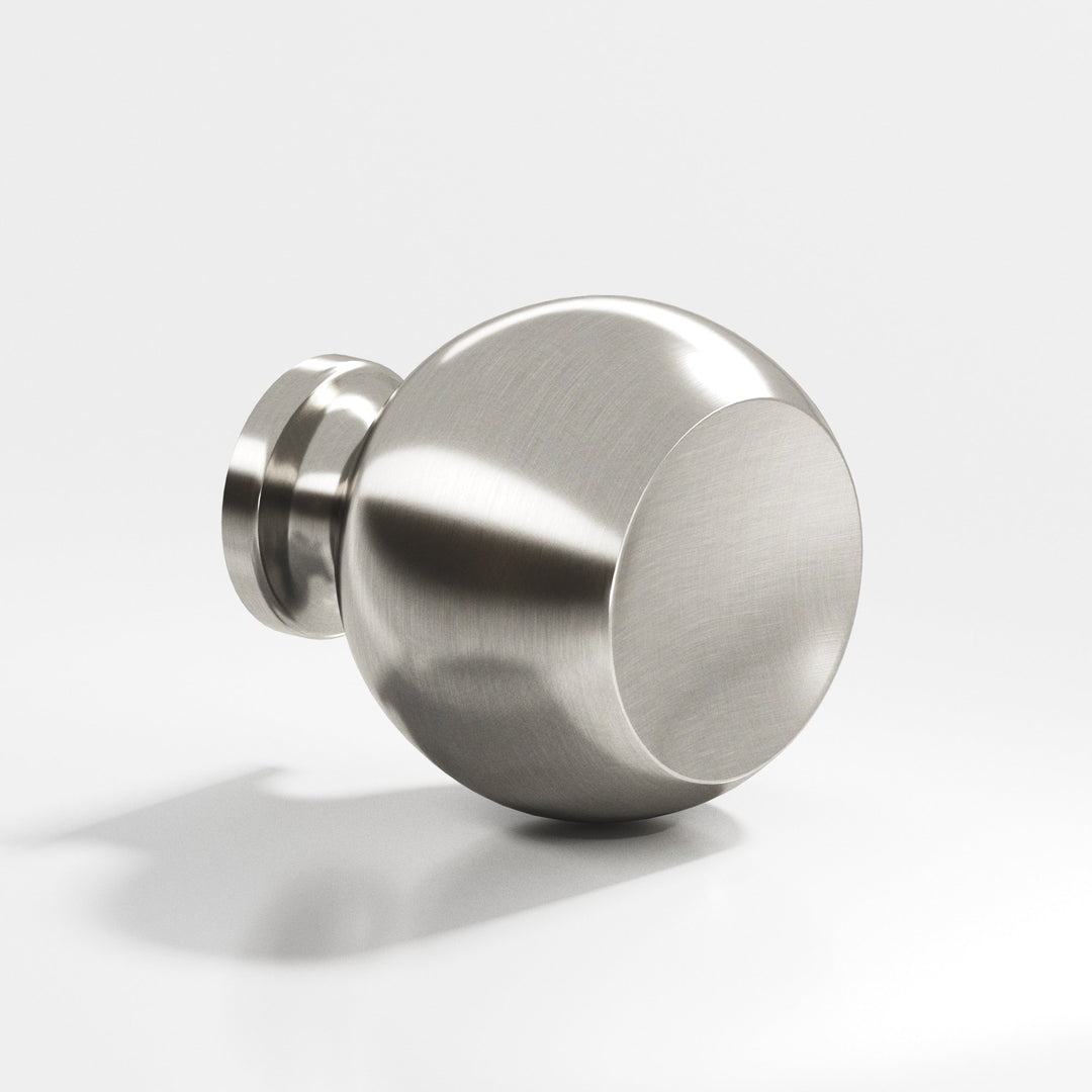 Colonial Bronze 182 Round Cabinet Knob in Satin Nickel