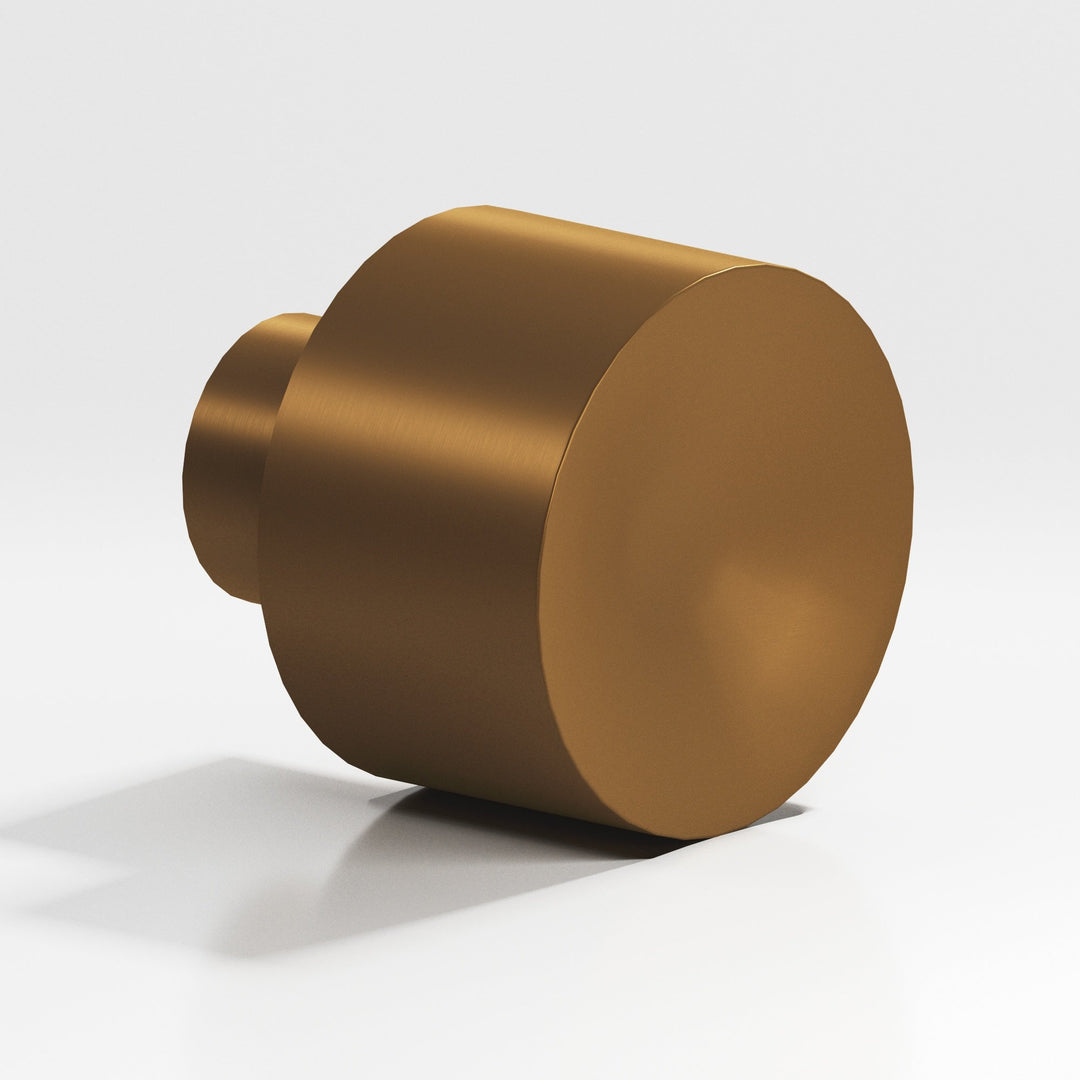 Colonial Bronze 185 Round Cabinet Knob in Matte Light Statuary Bronze