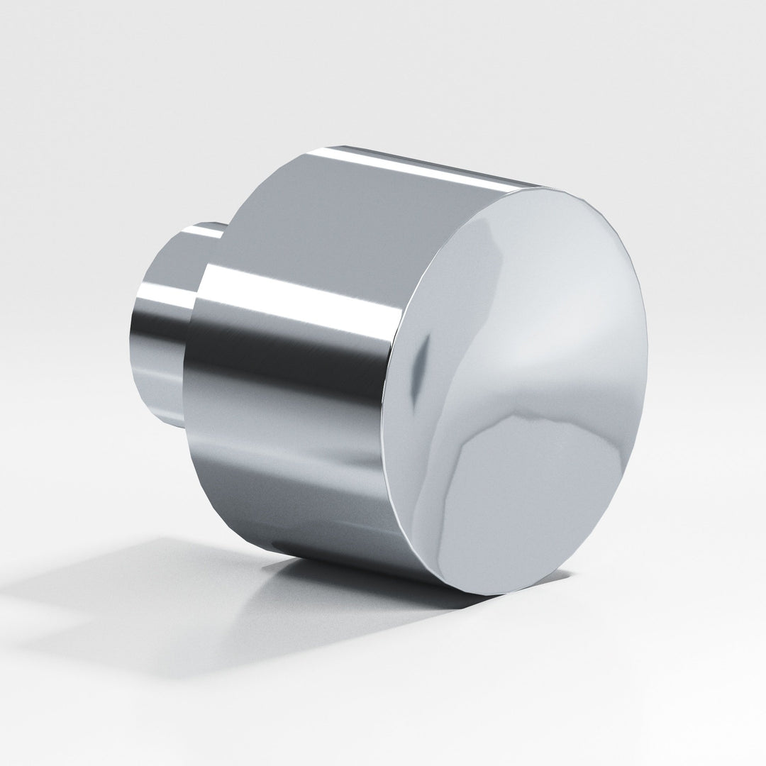 Colonial Bronze 185 Round Cabinet Knob in Polished Chrome