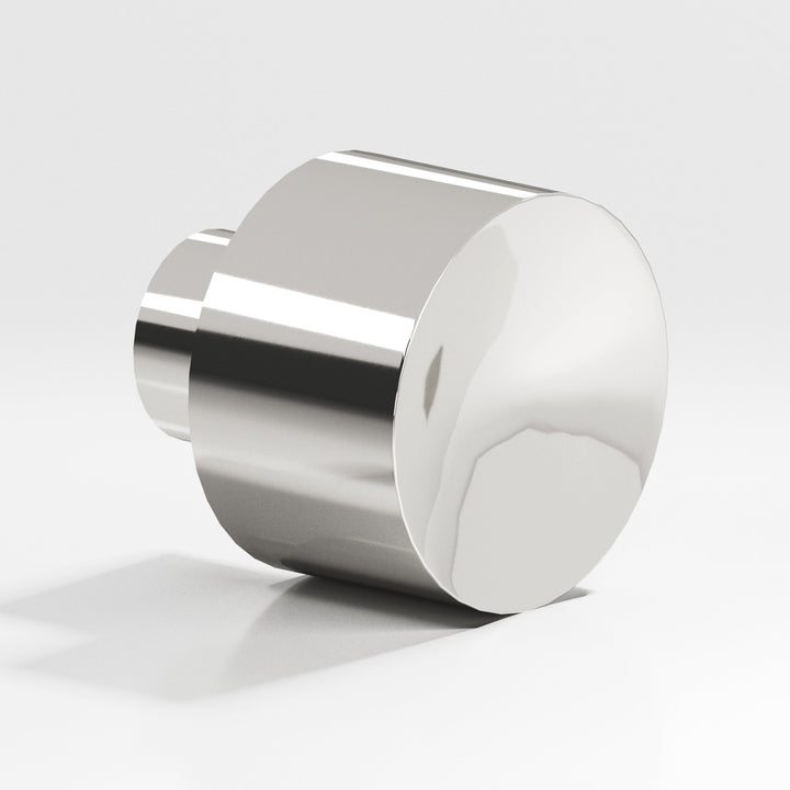 Colonial Bronze 185 Round Cabinet Knob in Polished Nickel