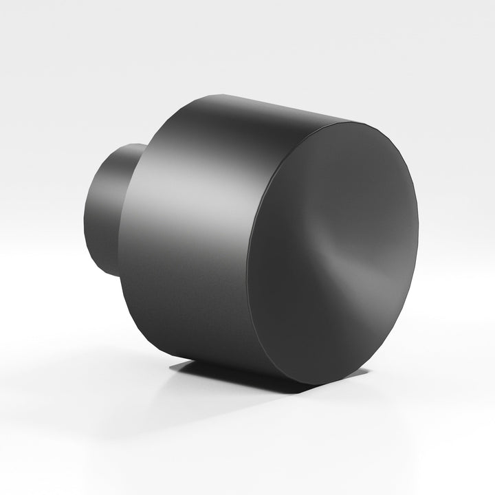 Colonial Bronze 185 Round Cabinet Knob in Matte Graphite