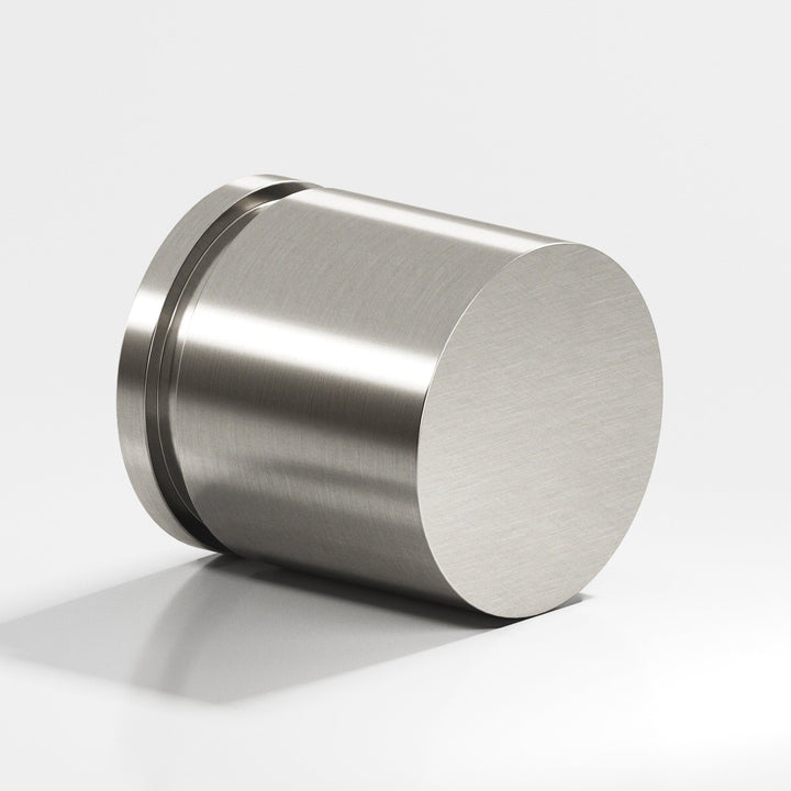 Colonial Bronze 186 Round grooved Cabinet Knob in Satin Nickel
