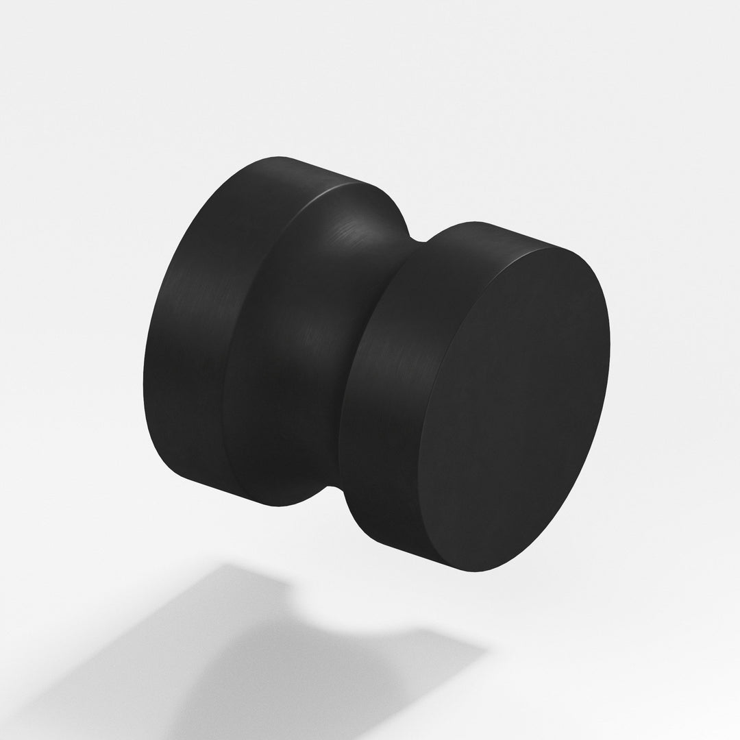 Colonial Bronze 189 Round Cabinet Knob in Matte Satin Black
