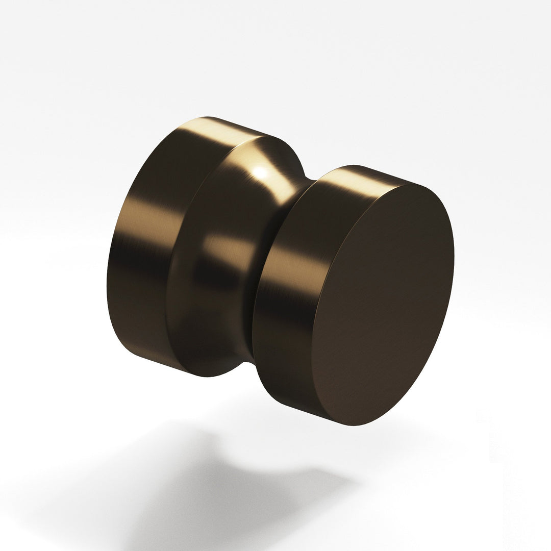 Colonial Bronze 189BB Round Back-to-Back Shower Door Knob Kit in Oil Rubbed Bronze