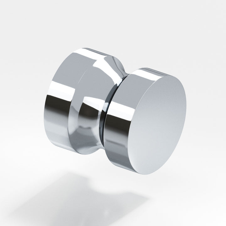Colonial Bronze 188 Round Cabinet Knob in Polished Chrome