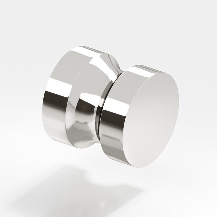 Colonial Bronze 189 Round Cabinet Knob in Polished Nickel