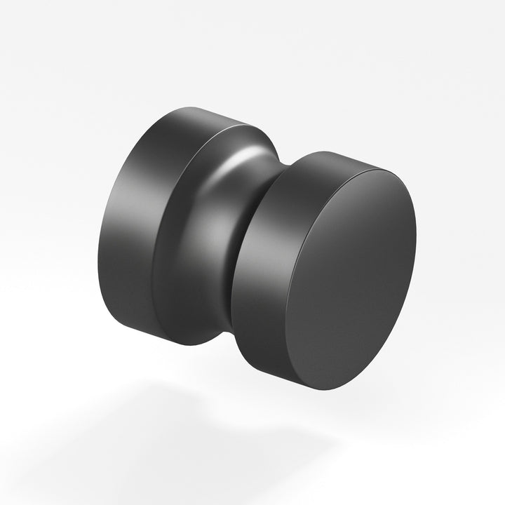 Colonial Bronze 188 Round Cabinet Knob in Matte Graphite